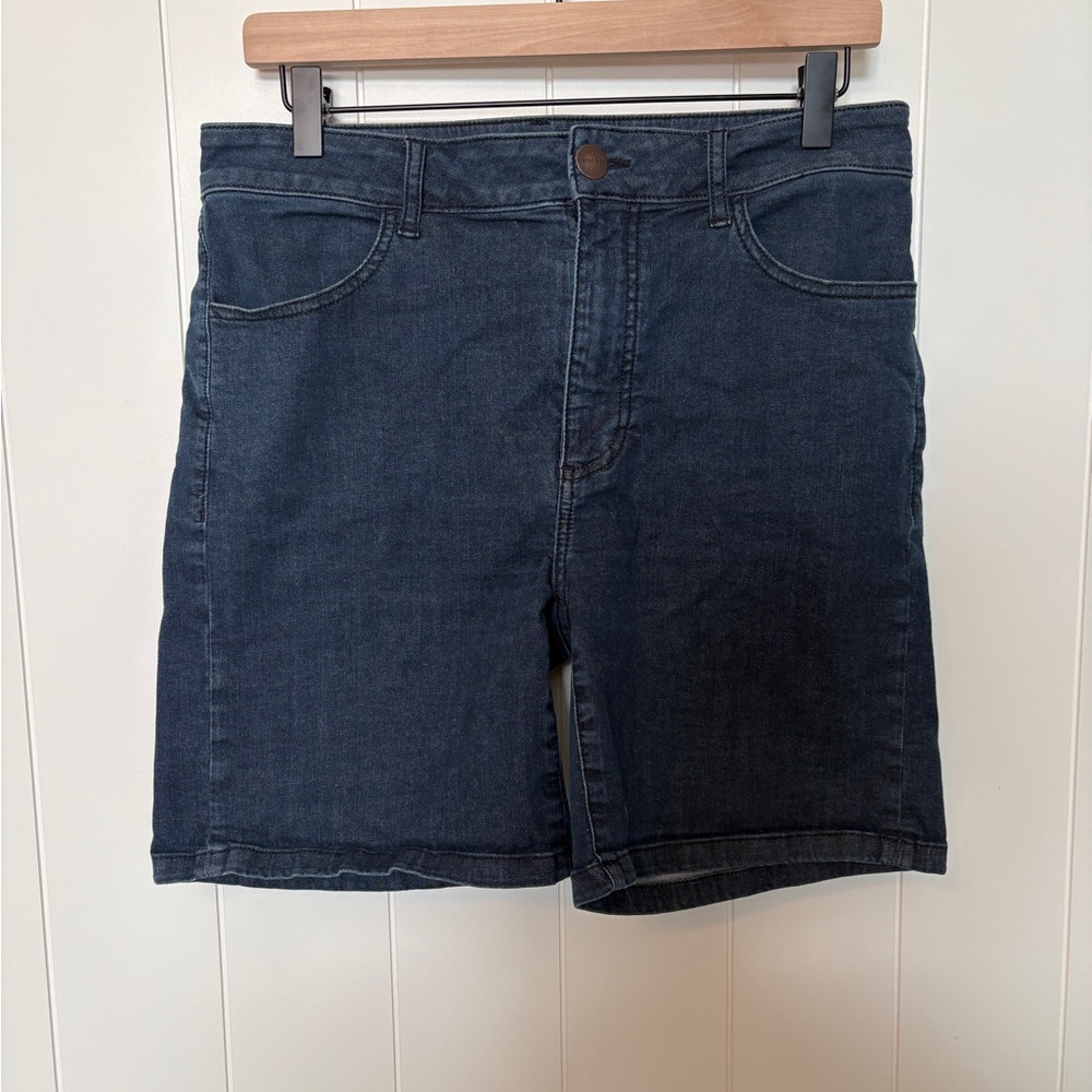 Women's Dark Blue Denim Jorts